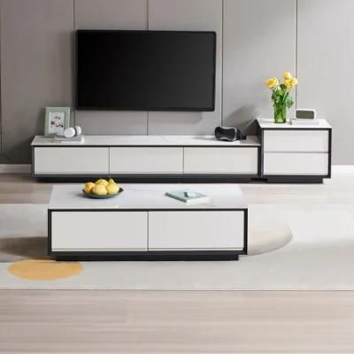 Dw1055 Quanu Living Room TV Cabinet Tea Coffee Tables Combination Set