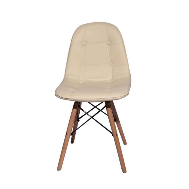 High Quality Modern Art Style Wooden Leg Seat
