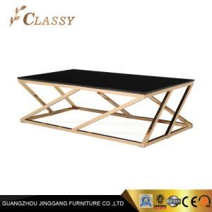Black Glass Coffee Table for Modern Furniture