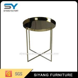 Chinese Foctory Metal Golden End Table with Competitive Price
