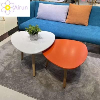 Nordic High Quality Triangle Modern Fashion Living Room Wood Nesting Coffee Table Sets