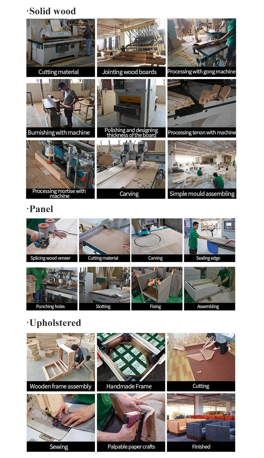Foshan Factory Modern Home Design Furniture Set Wood Frame Leather Fabric Sofa
