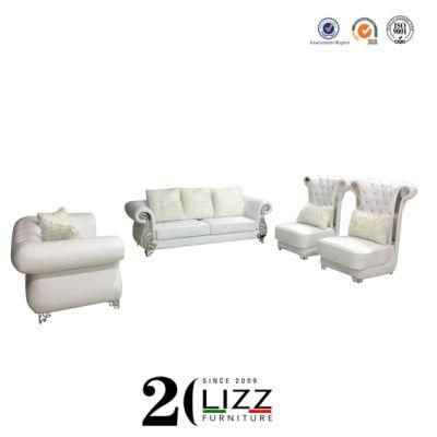 Sectional Living Room Leisure Genuine Leather Sofa