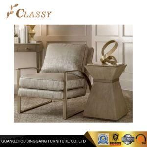 Custom Contract Living Room Furniture Modern Chair Fabric Accent Armchair