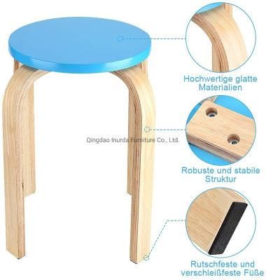 Modern Indoor and Outdoor Universal Solid Wood Furniture Simple Children&prime;s Benches