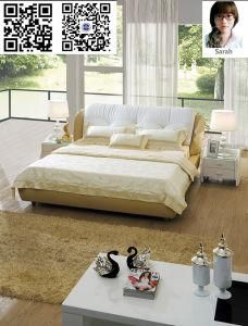 Modern Leather Folding Sofa Bed/Leather Bed (ms-07170)