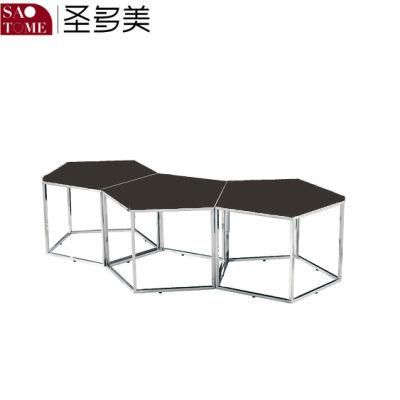 Three End Tables of The Same Size Spliced Together for Modern Living Room Furniture