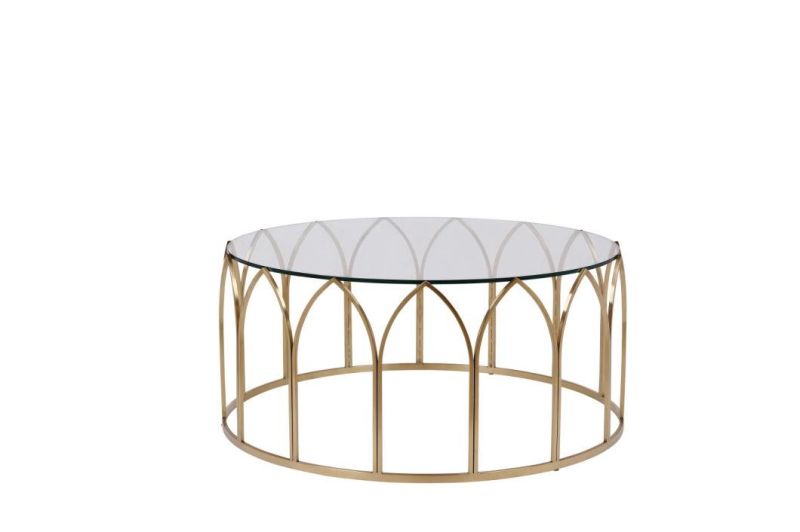 Glass Top Center Table for Living Room
