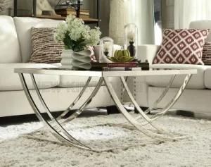 Living Room Furniture Coffee Table Stainless Steel Center Table (NK-CTB003)