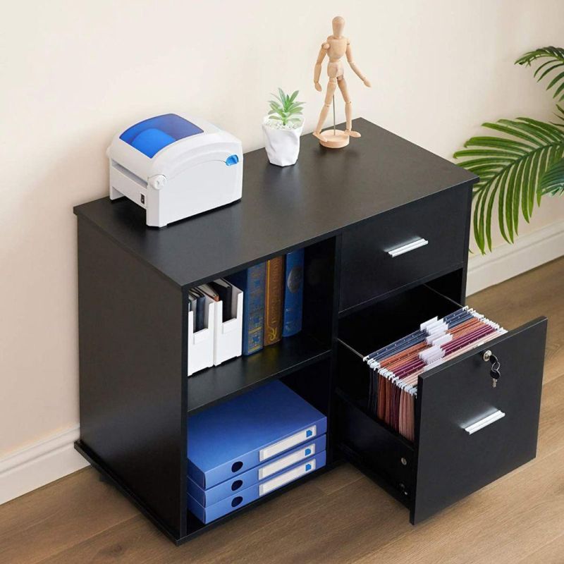 Office Furniture Large Storage Space Office Metal Mobile Cabinet with Sliding Door