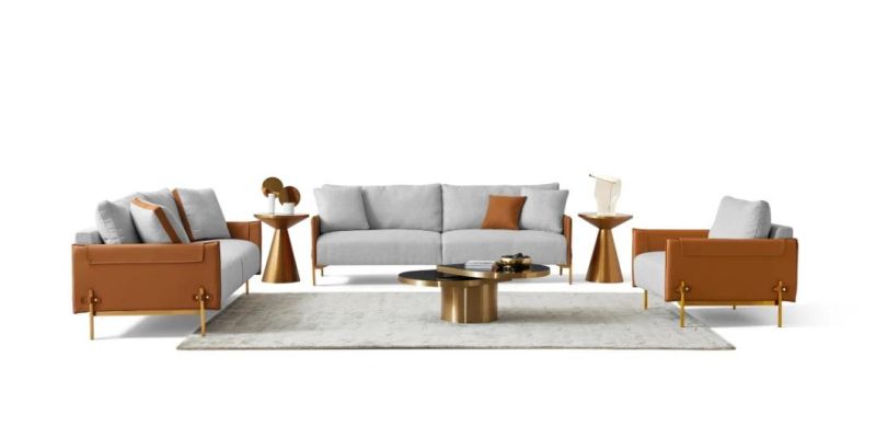 Living Room Wholesale Fruniture Fabric 3 2 1 Sofa Set Modular L Shape Corner Sofa with Good Quality