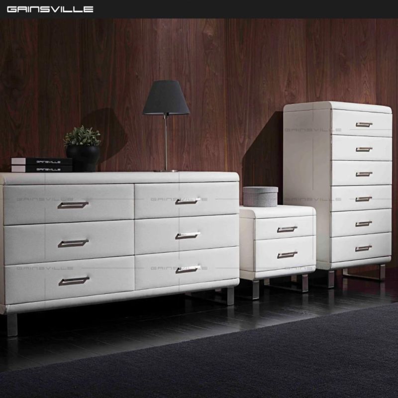 Modern Furniture Bedroom Set Mirrored Dressers in Italian Style Gdr3000