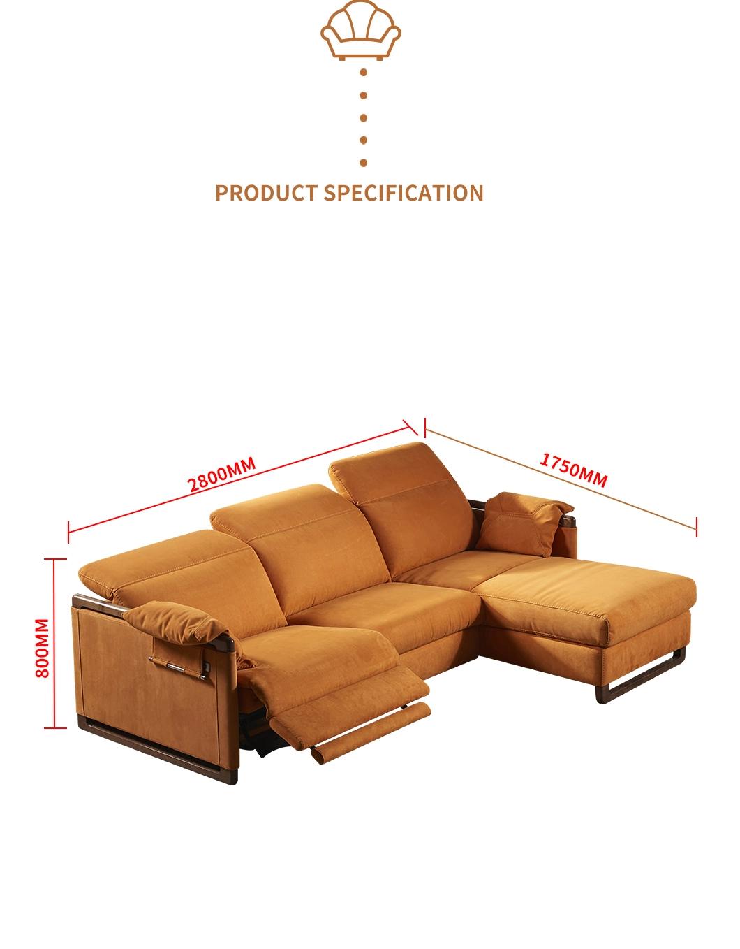 China Wholesale Fabric Recliner Sofa 1/2/3 Seat