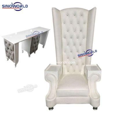 Luxury Salon Hotel Party High Back King Queen Throne Chair