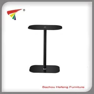 Cheap Furniture Glass Side Metal Corner Table (C38)