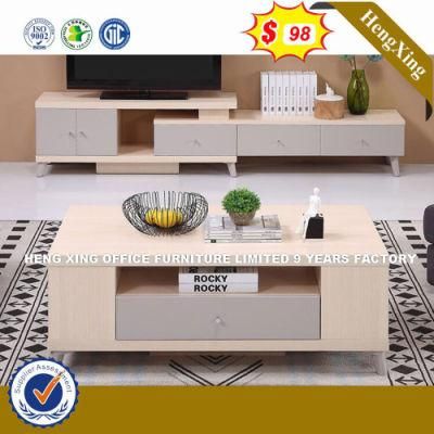 Cheap Adjustable L Shape Laminated Home Modern Wooden Aluminum Oak Cheap Small Table (Hx-8nr0863)