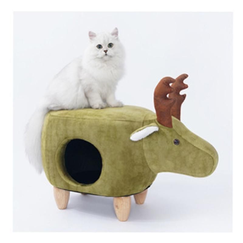 Li&Sung Christmas Animal Stool New Design Cute Elk Stool