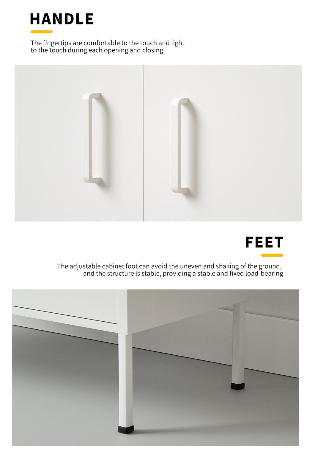 TV Sideboard Metal Modern TV Stand Cabinet for Living Room