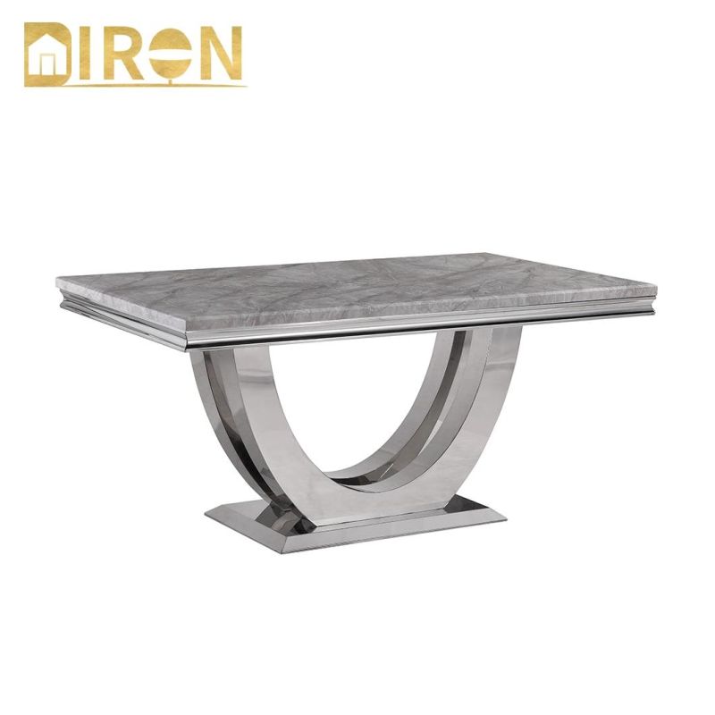 2021 Modern Living Room Furniture Luxury Home Decorative Stainless Steel Tea Coffee Table