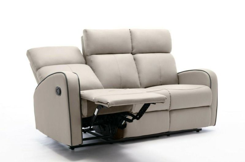 Jky Furniture High Adjustable Tech Fabric Manual Recliner Sofa Set