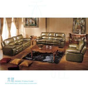 Modern Leather Recliner Sofa Set for Home Theater (DW-16S)