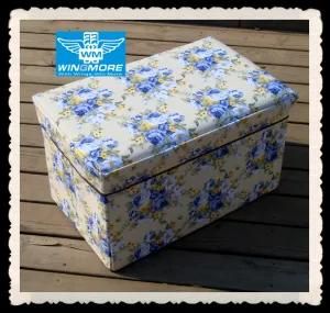 Rectangular Cotton Storage Ottoman (SL-011)