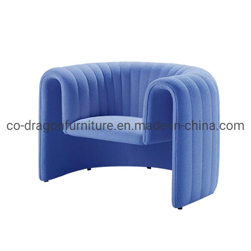 Unique Design Home Furniture Leather Leisure Sofa Chair with Arm