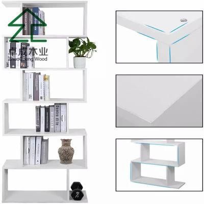 White 15mm Melamine Particle Board Bookshelf