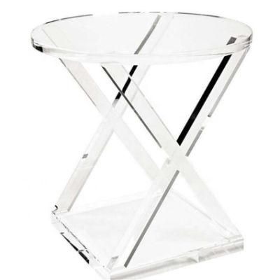 Popular Clear Plexiglass Acrylic Rectangle Tray Table