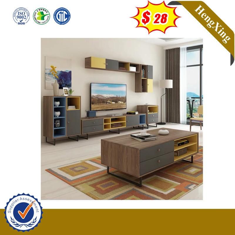Home Living Room Furniture Wooden Top Metal Leg TV Unit Coffee Dining Room Table