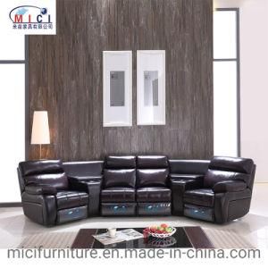 Genuine Leather Recliner Sofa Home Furniture Cinema Theater