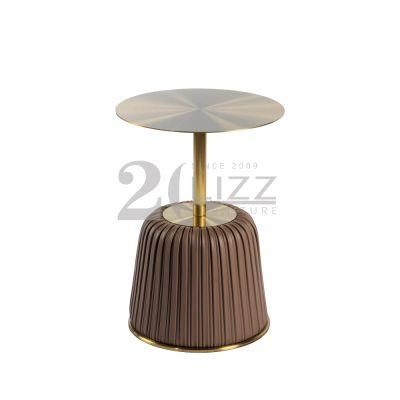 High Class Stainless Steel Home Liivng Room Furniture Modern Minimalist Sintered Stone Coffee Table
