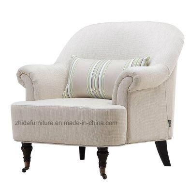 Home Furniture Living Room Furniture Wooden Fabric Chair