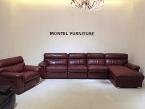 Corner Recliner Modern Leather Sofa