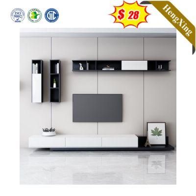Black and White Color Home Furniture Side Cabinet Wooden TV Stand