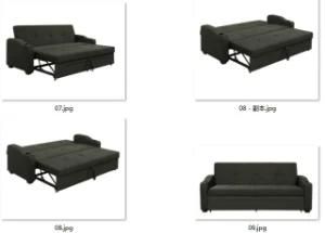European Style Modern Multi Function Metal Frame Folding Sofa Cum Bed for Hotel