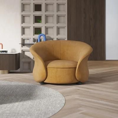 Nordic Single Petal Sofa Chair Living Room Leisure Reception Chair