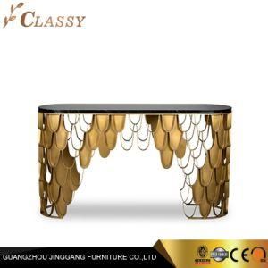 Luxury Marble Table Japanese Style Console Table