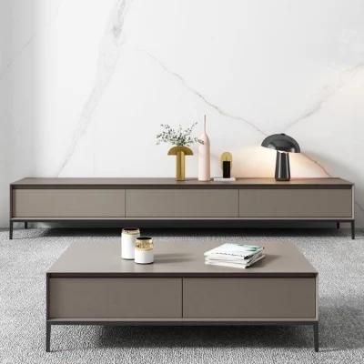 Whole Sale Gray Modern Hotel Wooden Living Room TV Cabinet