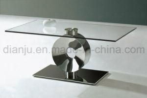 Home Furniture Stainless Steel Glass Coffee Table (CT028#)