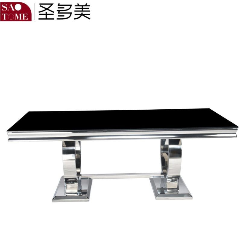 Modern Hot Selling Black Glass End Table
