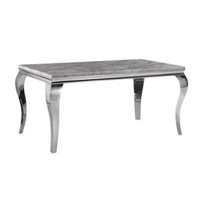 Modern Style High Quality Stainless Steel Base Living Room Modern Marble Coffee Table