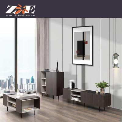Simple Design Living Room Furniture MDF Wooden TV Table