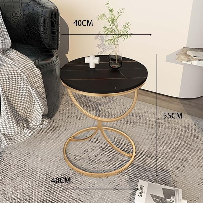 New Arrival Simple Living Room Tea Table Metal Coffee Table for Home Hotel Apartment