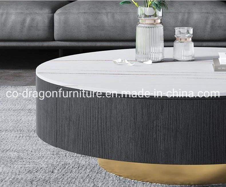 Fashion Luxury Living Room Furniture Wooden Coffee Table with Top