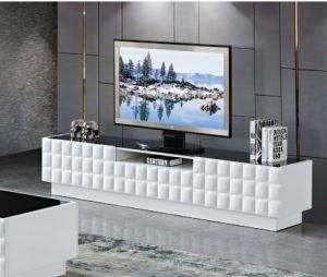 MDF Living Room TV Stand Hall Cabinet Tempered Glass Modern Home Furniture