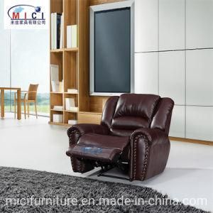 European Home Cinema Recliner Chair Italy Genuine Leather Sofa
