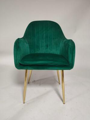 Green Velvet Dining Chair