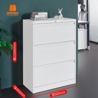 Office Use Wide Edge File Storage 4 Drawers Lateral Steel Metal Filing Cabinet