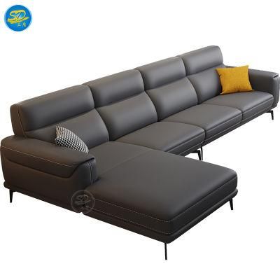 Customization Available Italian Style Modern Living Room Furniture Leather Sofa